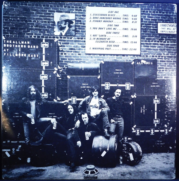 ALLMAN BROTHERS BAND AT THE FILLMORE EAST
