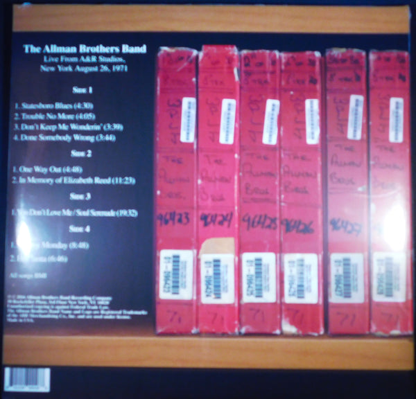 ALLMAN BROTHERS LIVE FROM A&R STUDIOS