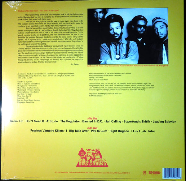 BAD BRAINS BAD BRAINS