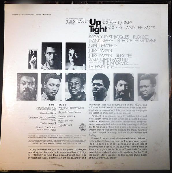 BOOKER T. JONES AND THE MGS  UP TIGHT SOUNDTRACK