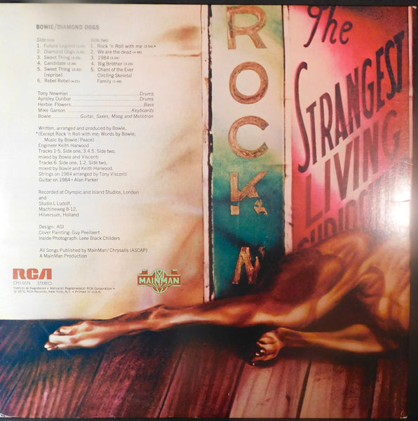 DAVID BOWIE DIAMOND DOGS 1ST PRESSING