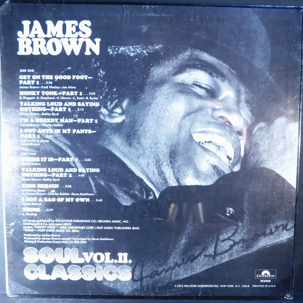 JAMES BROWN SOUL CLASSICS VOL. II STILL SEALED
