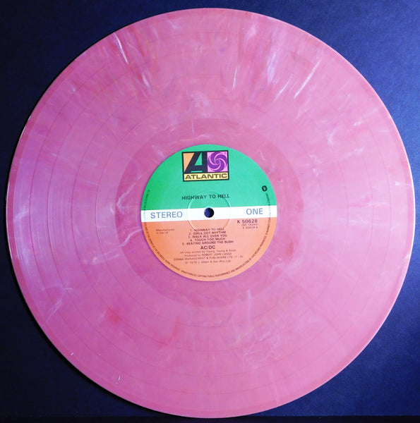 AC/DC  HIGHWAY TO HELL BRITISH MARBLE VINYL