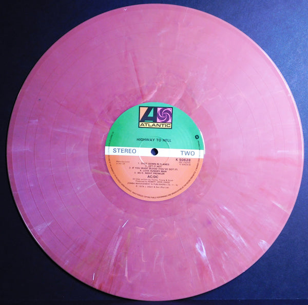 AC/DC  HIGHWAY TO HELL BRITISH MARBLE VINYL