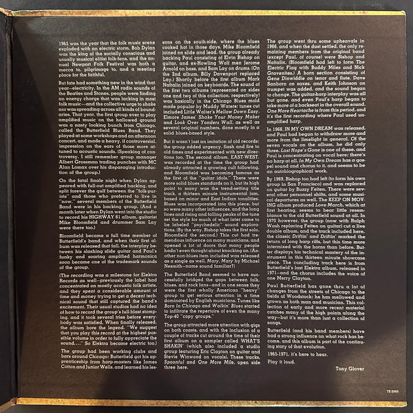 THE PAUL BUTTERFIELD BLUES BAND GOLDEN BUTTER