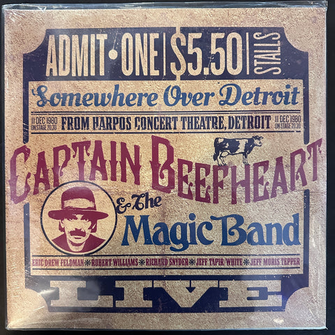 CAPTAIN BEEFHEART AND THE MAGIC BAND SOMEWHERE OVER DETROIT