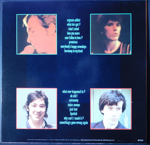 BUZZCOCKS SINGLES GOING STEADY 1ST PRESS