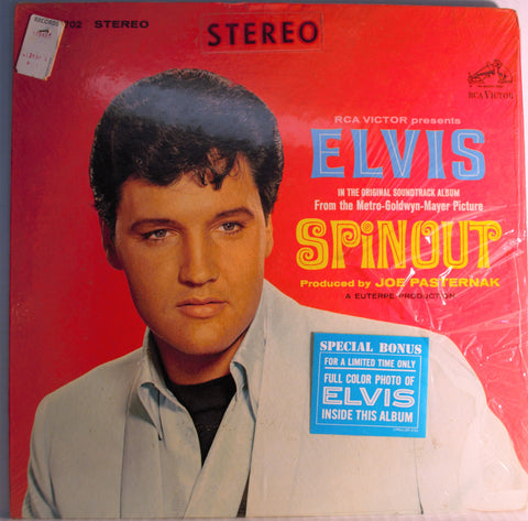 ELVIS PRESLEY  SPINOUT SOUNDTRACK 1ST PRESSING WITH BONUS PHOTO