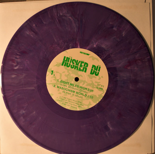 HUSKER DU EIGHT MILES HIGH E.P PURPLE MARBLE VINYL