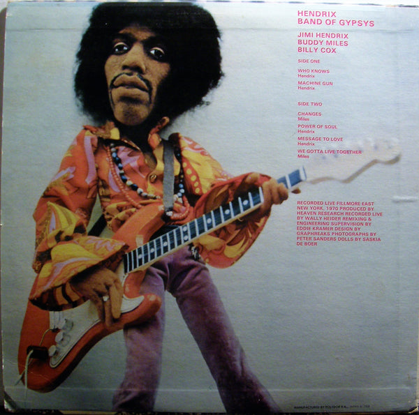 JIMI HENDRIX BAND OF GYPSYS  JAPAN