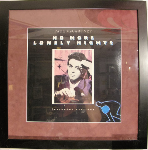 BEATLES PAUL McCARTNEY  SIGNED 12" SINGLE