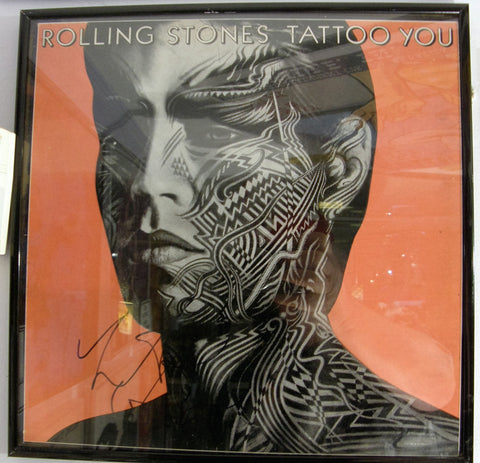 ROLLING STONES CHARLIE WATTS SIGNED ALBUM