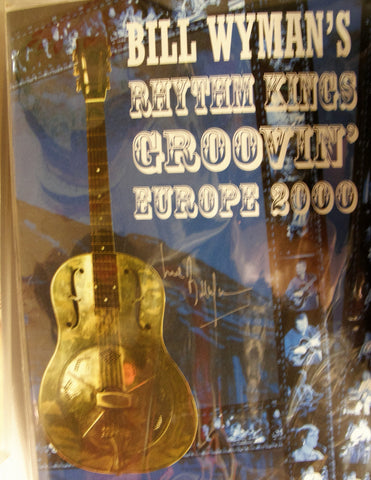 ROLLING STONES BILL WYMAN  SIGNED TOUR BOOK