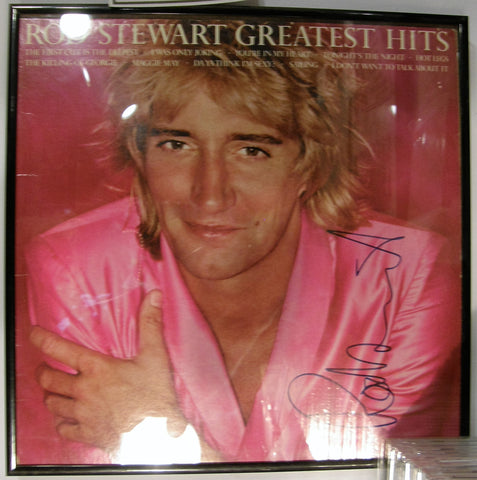 ROD STEWART  SIGNED ALBUM