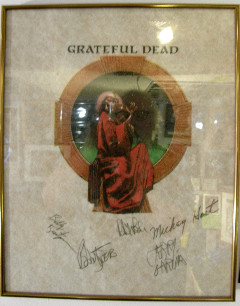 GRATEFUL DEAD  BAND SIGNED T-SHIRT PROOF