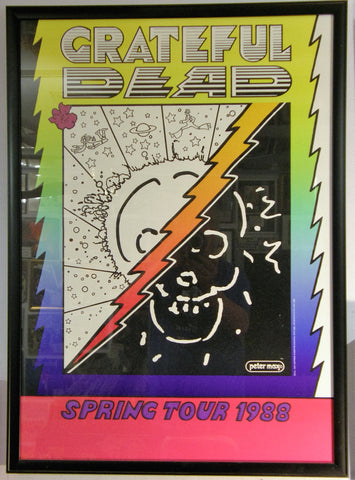 GRATEFUL DEAD 1988 SPRING TOUR  PETER MAX