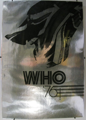 WHO 1976 CHROME TOUR POSTER